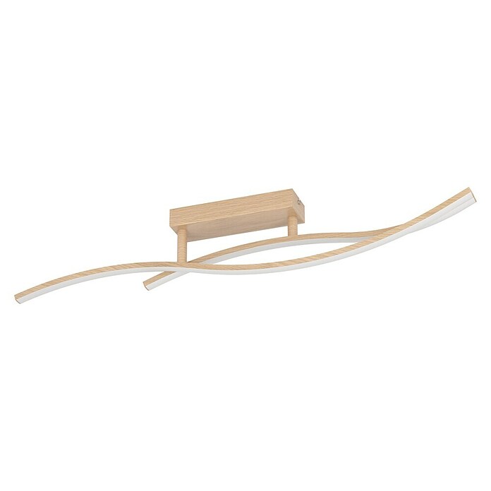Eglo Grisolia Plafón LED (13 W, L x An x Al: 85 x 6 x 15 cm, Beige, Blanco neutro) | BAUHAUS