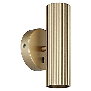 Eglo Aplique de pared Portillo (5 W, L x An x Al: 10,5 x 10,5 x 20 cm, Oro, GU10)