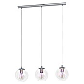Eglo Lámpara colgante Ariscani 2 (60 W, L x An x Al: 76,5 x 16,5 x 110 cm, Cromo, E27) | BAUHAUS