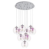 Eglo Lámpara colgante Ariscani 1 (60 W, L x An x Al: 64,5 x 64,5 x 110 cm, Cromo, E27) | BAUHAUS