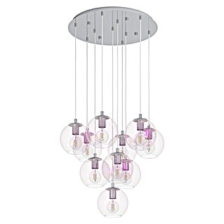 Eglo Lámpara colgante Ariscani 1 (60 W, L x An x Al: 64,5 x 64,5 x 110 cm, Cromo, E27)