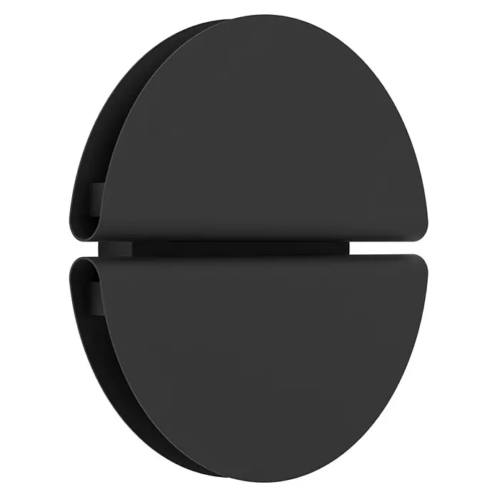 Eglo LED-Wandleuchte rund Pianosa - 5,3 W, Ø x H: 18 x 6 cm, Warmweiß - Schwarzer Wandbriefkasten mit zwei Halbkugeln. Ideal für die Organisation von Post und Dokumenten.