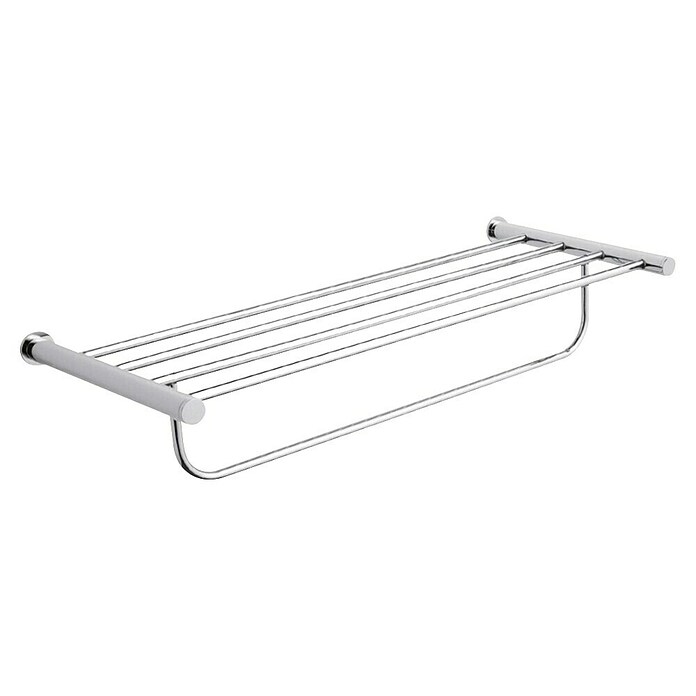 Bath Stage Portatoallas redondo B-4000 (Ancho: 58,5 cm, Latón, Cromo) | BAUHAUS