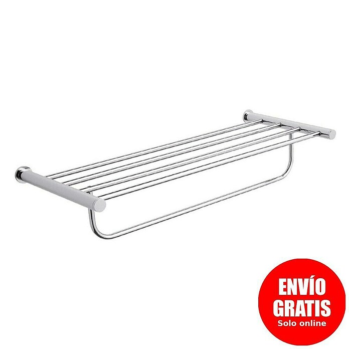 Bath Stage Portatoallas redondo B-4000 (Ancho: 58,5 cm, Latón, Cromo) | BAUHAUS