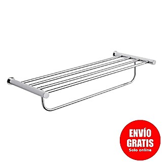 Bath Stage Portatoallas redondo B-4000 (Ancho: 58,5 cm, Latón, Cromo)