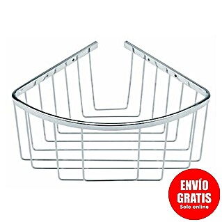 Bath Stage Cesta de baño angular B-6000 (21 x 30 x 14 cm, Cromo)