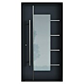 Aurelis Haustür BH 431 (110 x 210 cm, DIN Anschlag: Links, Anthrazitgrau/Weiß) | BAUHAUS
