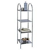 Bath Stage Estantería de baño B-456 (L x An x Al: 34 x 36 x 115 cm, 4 estantes, Cromo) | BAUHAUS
