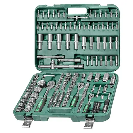 Brüder Mannesmann  Steckschlüssel-Set 1/4" + 3/8" + 1/2"