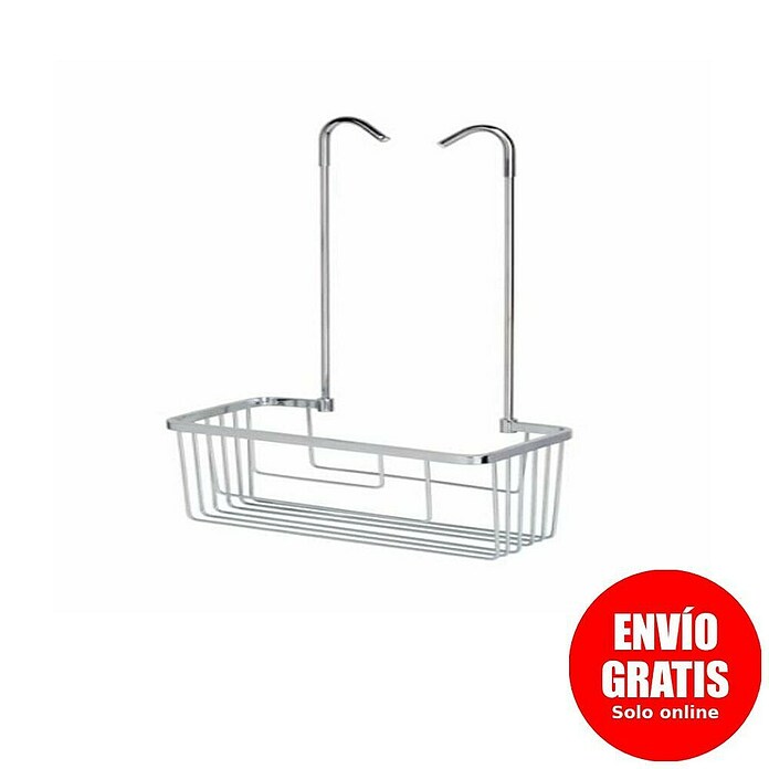 Bath Stage Cesta de baño B-750 (12 x 25 x 43 cm, Cromo) | BAUHAUS
