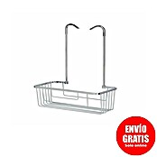 Bath Stage Cesta de baño B-750 (12 x 25 x 43 cm, Cromo) | BAUHAUS