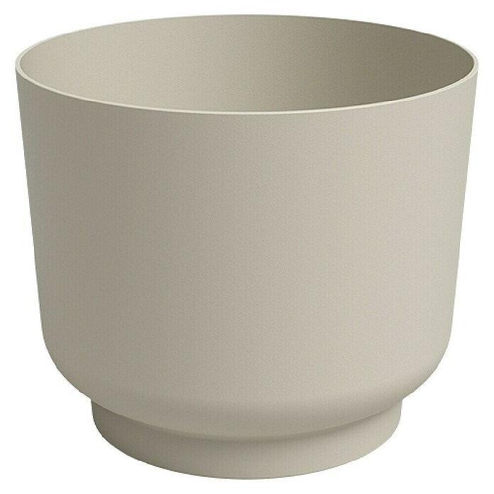 Artevasi Übertopf rund Miami (Außenmaß (Ø x H): 15,4 x 13 cm, Kunststoff, Cream, Matt) | BAUHAUS