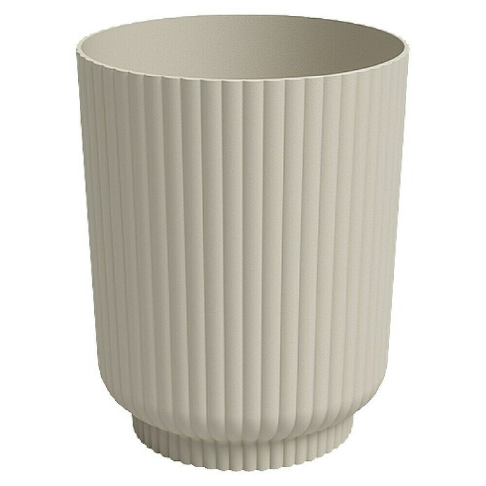 Artevasi Übertopf rund Miami Wavy Orchid (Außenmaß (Ø x H): 12,7 x 15,8 cm, Kunststoff, Creme, Matt) | BAUHAUS