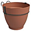 Artevasi Capri Campana Geländertopf Set (Außenmaß (Ø x H): 20 x 19,5 cm, Kunststoff, Terrakotta, Matt) | BAUHAUS