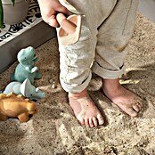 Muddy Buddy Sandkasten Cozy House (100 x 100 x 60 cm, Holz, Warmgrau/Puderrosa) | BAUHAUS