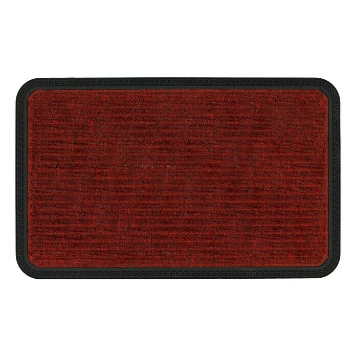 Astra Fußmatte (Rot, 50 x 80 cm, 70 % Polypropylen, 30 % Gummi)