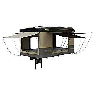 Tagle Outdoor Tienda de campaña para automóvil Hossegor + (Altura: 75 cm, Específico para: 2 personas, Apto para: 2 personas, Escalera telescópica)