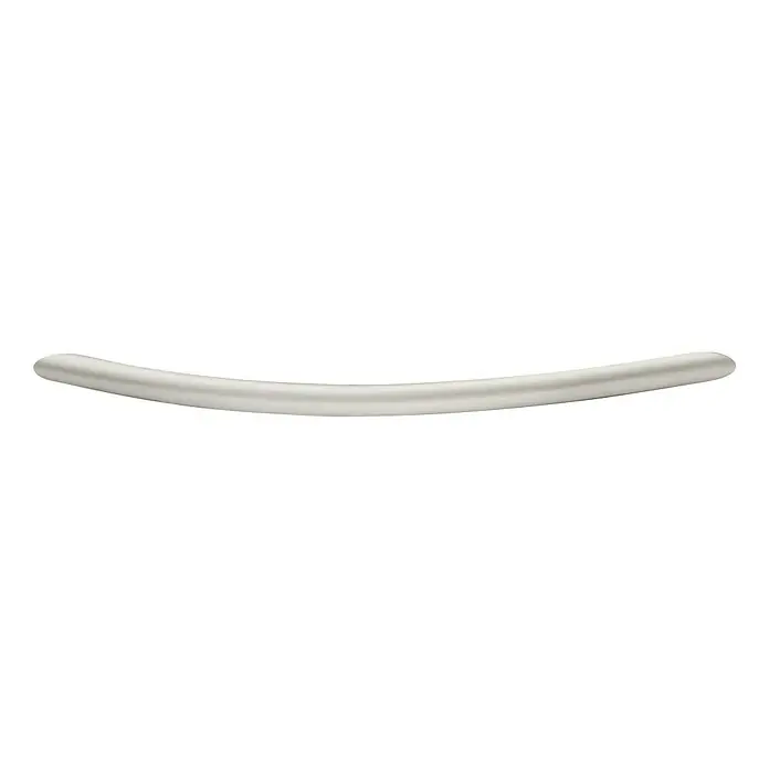 Häfele Tirador para muebles - Tipo de tirador del mueble: Estribo, Acero, Niquelado, Distancia entre orificios: 96 mm - Tirador curvo plateado para cajones. Diseño elegante para muebles o armarios modernos, añade un toque de estilo a cualquier habitación.