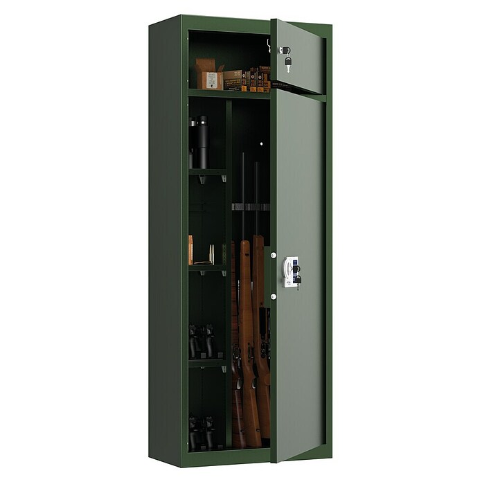 Rottner Waffenschrank Gun 8 Cargo (Elektronisches Zahlenschloss, L x B x H: 290 x 570 x 1 500 mm) | BAUHAUS