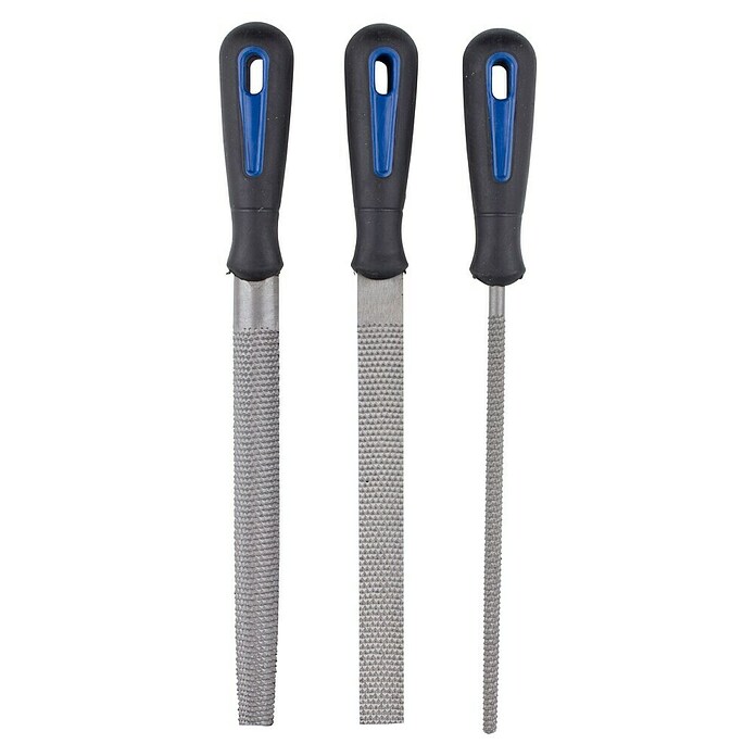 Alpha Tools Set raspen (3-delig, Kap: 2/gemiddeld, Lengte vijlblad: 200 mm)