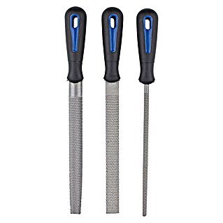 Alpha Tools Raspelsatz (3 -tlg., Hieb: 2/Mittel, Länge Feilenblatt: 200 mm)