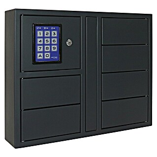 Rottner Schlüsselschrank Key Depot 6 (L x B x H: 118 x 570 x 460 mm, Anthrazit)