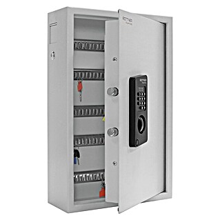 Rottner Schlüsselschrank Keytronic 100 (L x B x H: 130 x 350 x 550 mm, Lichtgrau)
