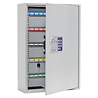 Rottner Schlüsselschrank S 150 EL (Anzahl Haken: 150 Stk., L x B x H: 140 x 380 x 550 mm, Elektronisches Zahlenschloss)