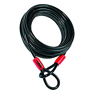 Abus Cable de lazo Cobra (10 m, Negro)