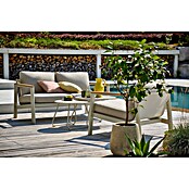 Sunfun Solo Loungesofa 2-Sitzer (B x T x H: 136 x 84,5 x 62,5 cm, Aluminium, Olefin, Light-Greige) | BAUHAUS