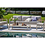 Sunfun Solo Loungesofa 3-Sitzer (B x T x H: 199 x 84,5 x 62,5 cm, Aluminium, Olefin, Light-Greige) | BAUHAUS
