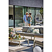 Sunfun Hängesessel (L x B x H: 103 x 95 x 196 cm, Stahl, Grau/Schwarz) | BAUHAUS