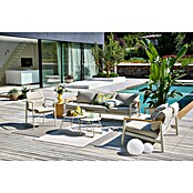 Sunfun Solo Loungesofa 3-Sitzer (B x T x H: 199 x 84,5 x 62,5 cm, Aluminium, Olefin, Light-Greige) | BAUHAUS