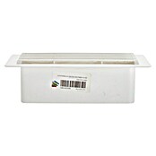 Rejilla de ventilación rectangular Tubpla (Blanco, 180 x 90 mm) | BAUHAUS