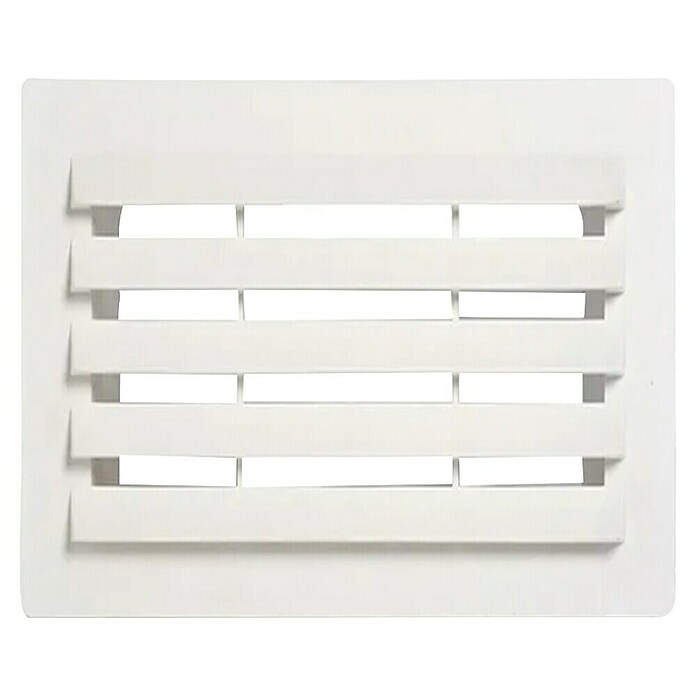 Rejilla de ventilación rectangular Tubpla (Blanco, 180 x 90 mm) | BAUHAUS