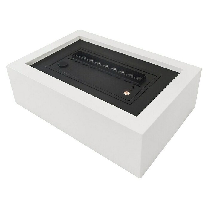 Purline Elektrischer Kamin Firecool Table W (60 W, Weiß, 26 x 50 x 15 cm) | BAUHAUS