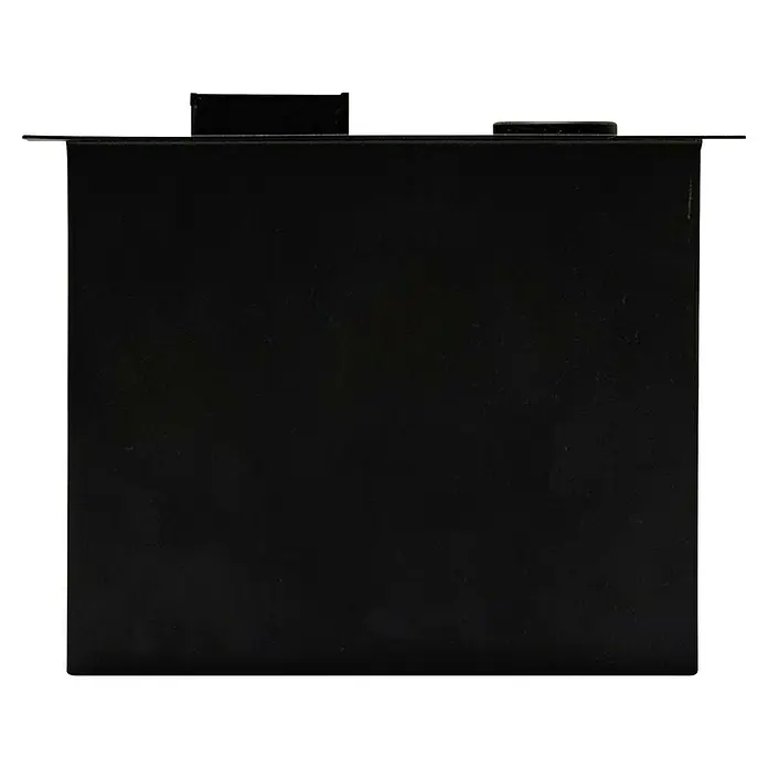 Purline Chimenea eléctrica Firecool Compact - Negro, 60 W, 36 x 53,5 x 16 cm - Caja negra con una forma sencilla y cuadrada. Ideal para dispositivos electrónicos y proyectos de bricolaje. Robusta y versátil.