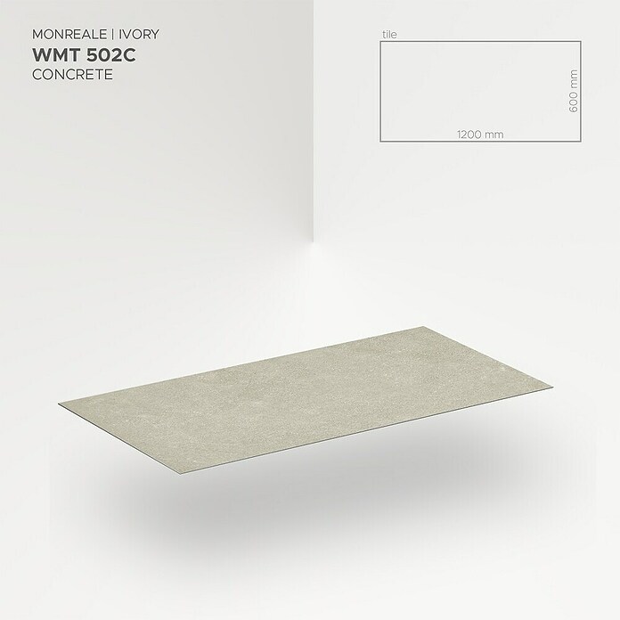 Wandpaneel Monreale Ivory (120 x 60 x 1,6 cm, Monreale Ivory, 4 st., Dikte: 4 mm) | BAUHAUS