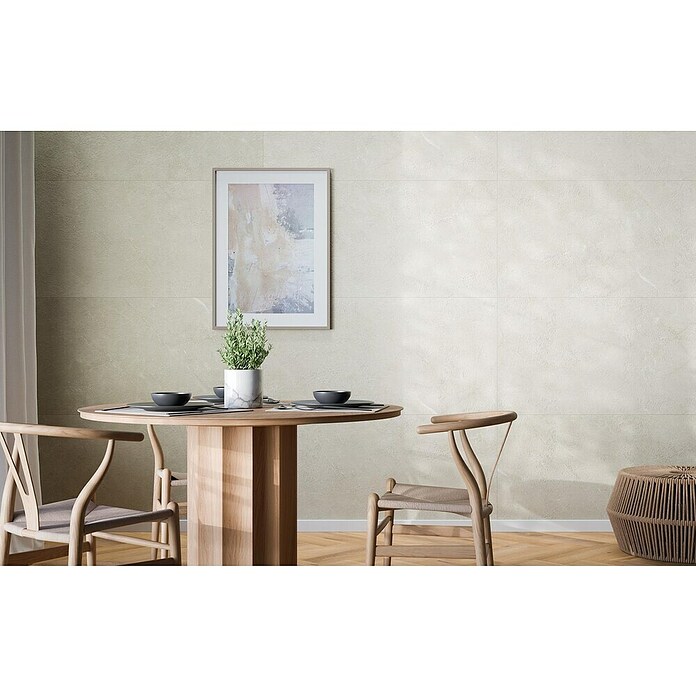 Wandpaneel Monreale Ivory (120 x 60 x 1,6 cm, Monreale Ivory, 4 st., Dikte: 4 mm) | BAUHAUS