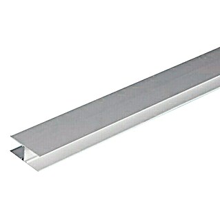H-Verbindungsprofil (L x H: 200 cm x 16 mm, Geeignet für: Stegplatten, Aluminium)