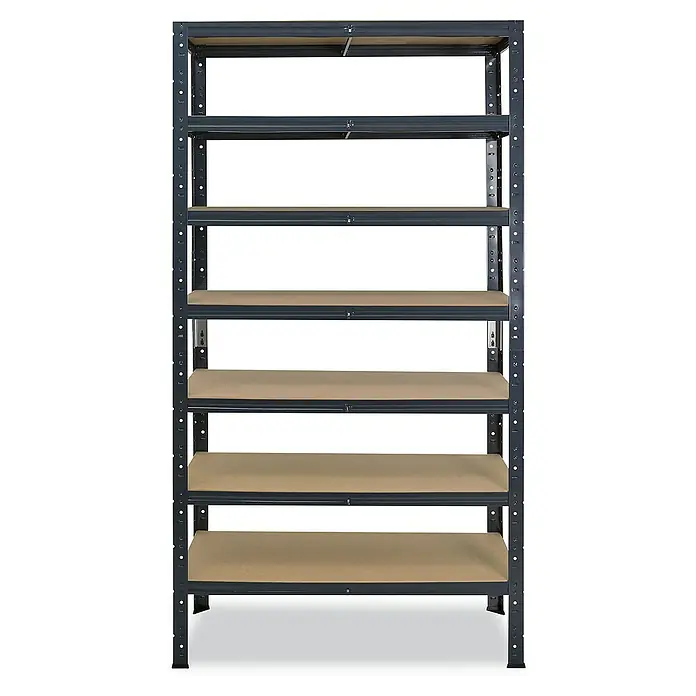shelfplaza Schwerlastregal HOME - H x B x T: 230 x 60 x 30 cm, Traglast pro Boden: 175 kg, Stecken, anthrazit - Ein Regal mit sechs Regalböden, ideal für die Organisation von Lagerraum oder Keller. Das robuste Design sorgt für Stabilität und Langlebigkeit.