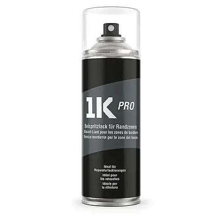1K Pro  Farbspray Spraydose 400ml Beispritzlack für Randzonen transparent