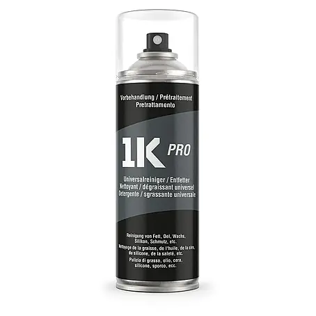 1K Pro  Farbspray Spraydose 400ml Universalreiniger / Entfetter farblos