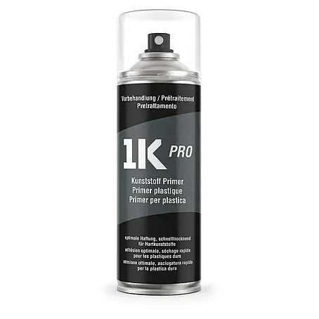 1K Pro  Farbspray Spraydose 400ml Kunststoff-Haftgrundierung transparent