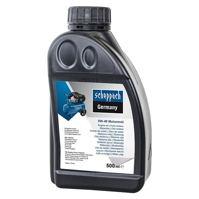 Scheppach Kompressoröl Ultra Perform (5W-40, 500 ml)