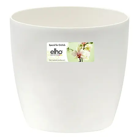 elho Brussels Round 16 - Vaso da fiori per interni, 16,0 x 14,7 cm, blu/blu vintage