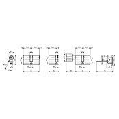 Abus Knopcilinder KXD25 (Met anti-boor beveiliging, Aantal sleutels: 3 st.) | BAUHAUS
