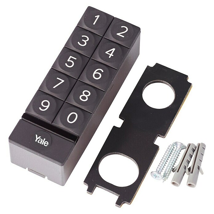 Yale Brezžična tipkovnica Smart Keypad  (Do x Š x V: 23 x 25 x 75 mm, Črna) | 3458 - Smart Home | CBPA - Smart home | CBP - Smart home | CB - Elektroinstallation | C - Elektro | BAUHAUS