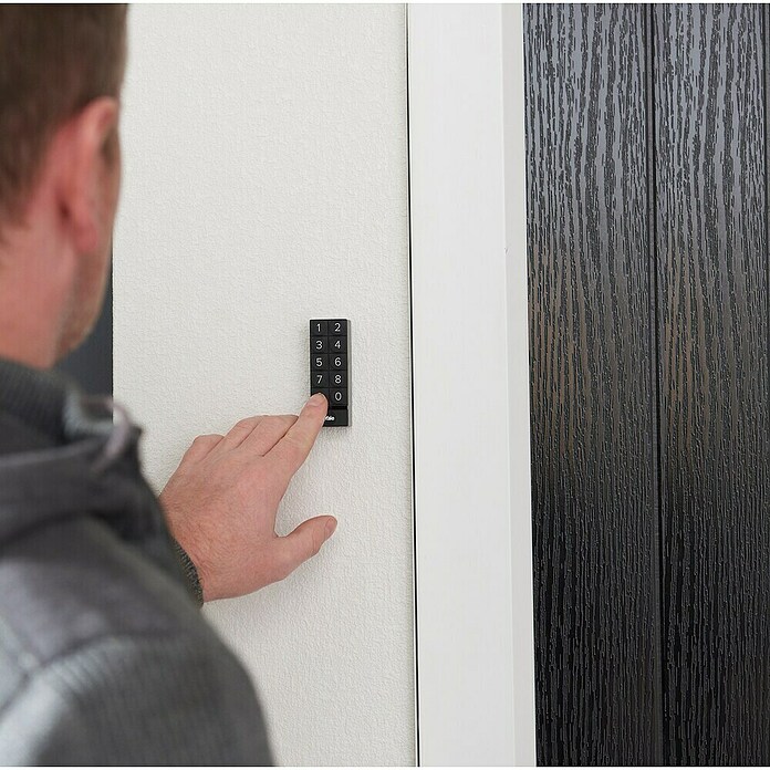 Yale Brezžična tipkovnica Smart Keypad  (Do x Š x V: 23 x 25 x 75 mm, Črna) | 3458 - Smart Home | CBPA - Smart home | CBP - Smart home | CB - Elektroinstallation | C - Elektro | BAUHAUS
