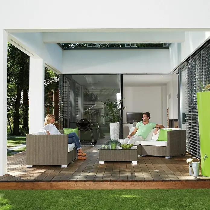 Garantia Modern Line Regenspeicher Color 2 in 1 - 350 l, Apple - Entspannen Sie sich im Freien mit stilvollen Outdoor-Möbeln. Genießen Sie Komfort und Eleganz auf Ihrer Terrasse.
